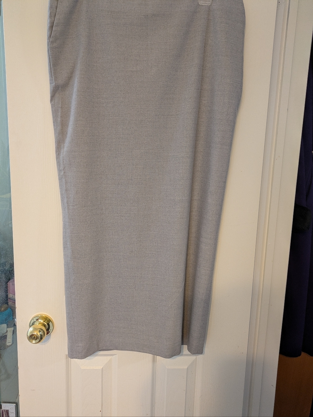 Fabiana Filippi Tailored Light Gray Pencil Skirt for Women